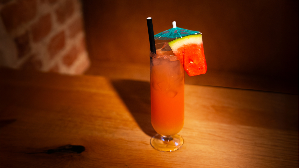 One in the Melon summer cocktail crafted by Isaac's BBQ crew